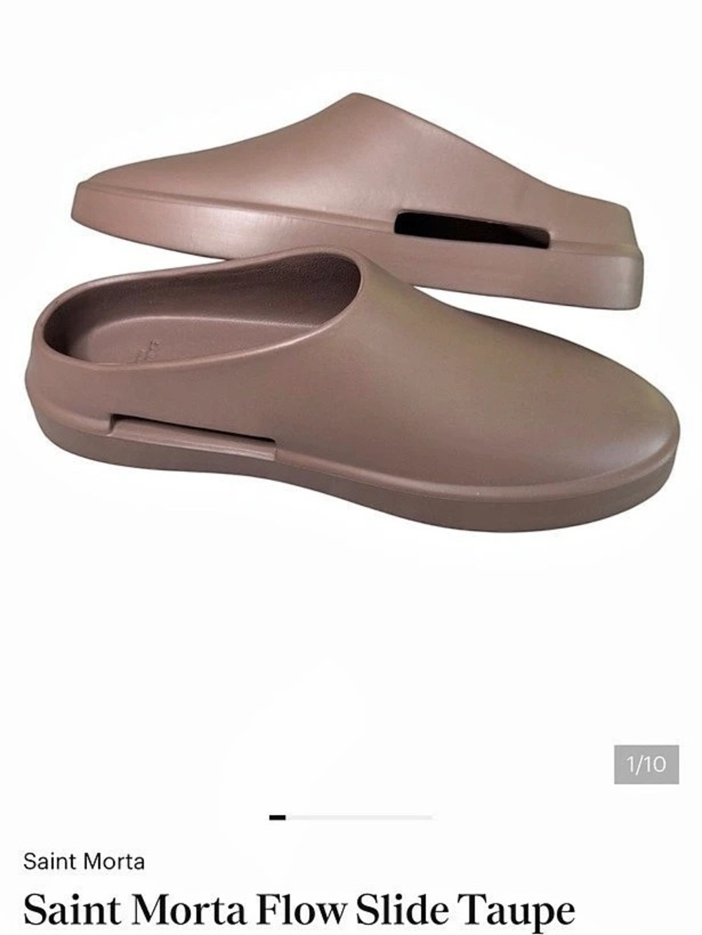 Saint Morta Flow Slide Men's Slides Brown US 7 (fits women’s size 8)